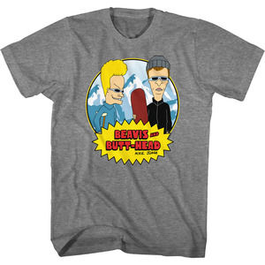 Snowboarding Beavis And Butthead Tshirt